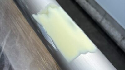 ベランダ手摺補修/凹み/塗装/神奈川県大和市/調色/ﾘﾍﾟｱ