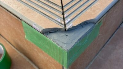 タイル割れ/補修/横浜市戸塚区/ﾘﾍﾟｱ/ﾓﾙﾀﾙ補修