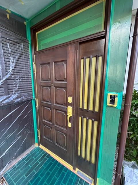 玄関塗装/神奈川県横浜市/ﾘﾍﾟｱ/