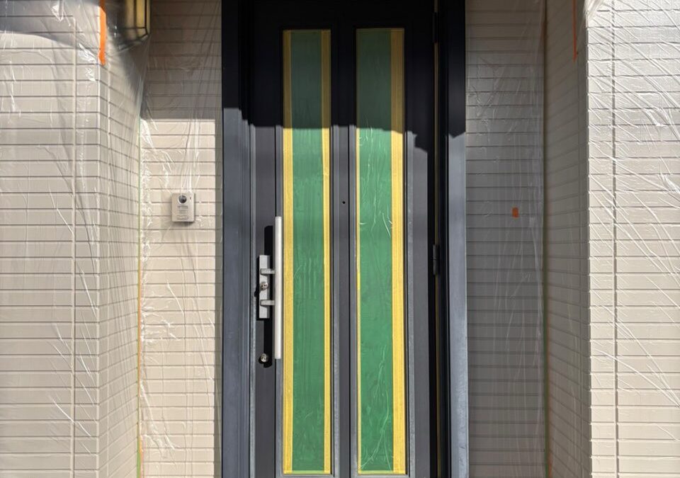 玄関全塗装/神奈川県/塗装/ﾘﾍﾟｱ/経年劣化